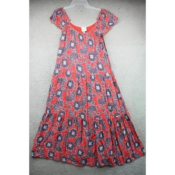 Knox Rose Dresses & Skirts - Knox Rose Floral Midi Dress-Size Small-Pheasant-Bohemian-100% Rayon-Soft